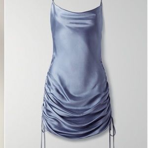 Wilfred Ruched Slip Dress